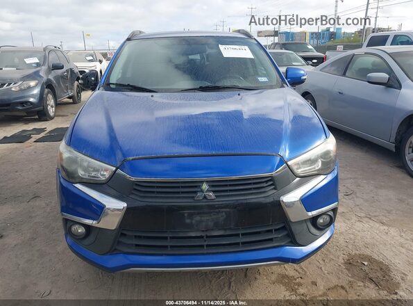 JA4AP4AW6GZ026001 2016 MITSUBISHI OUTLANDER SPORT Blue Vista del cuadro de instrumentos