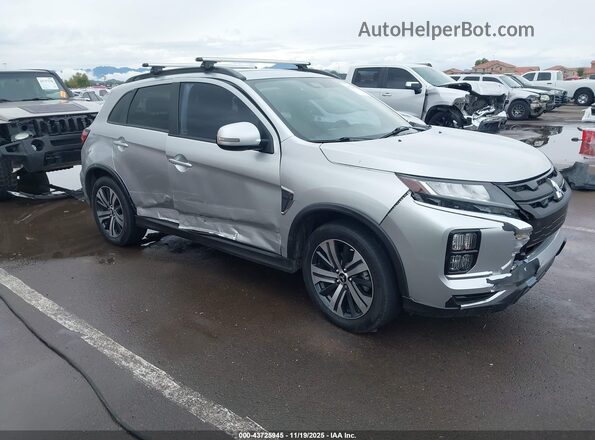 JA4AP4AW7LU001969 2020 MITSUBISHI OUTLANDER SPORT Серебряный Вид спереди