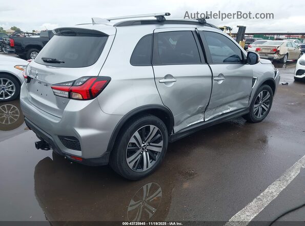 JA4AP4AW7LU001969 2020 MITSUBISHI OUTLANDER SPORT Серебряный Задняя правая четверть