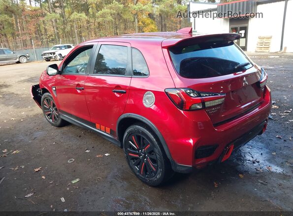 JA4APUAU0MU016331 2021 MITSUBISHI OUTLANDER SPORT Red Rear left