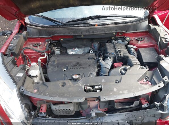 JA4APUAU0MU016331 2021 MITSUBISHI OUTLANDER SPORT Red Rear view