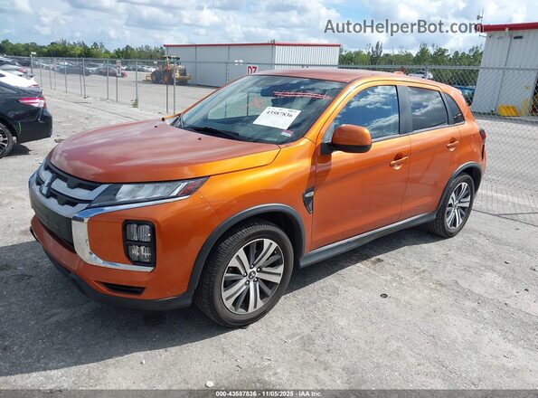 JA4APUAU4MU020057 2021 MITSUBISHI OUTLANDER SPORT Orange Front left