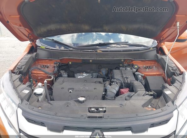 JA4APUAU4MU020057 2021 MITSUBISHI OUTLANDER SPORT Orange Rear view