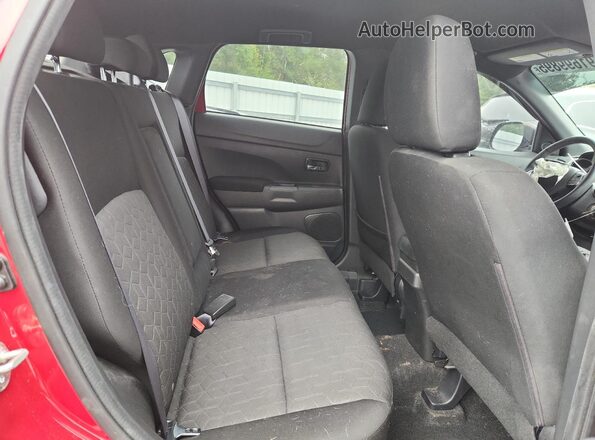 JA4APUAU5MU011819 2021 MITSUBISHI OUTLANDER Burgundy უკანა სავარძლების ხედი