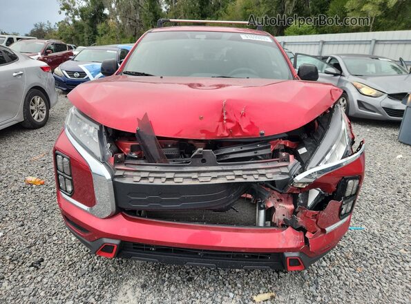 JA4APUAU5MU011819 2021 MITSUBISHI OUTLANDER Burgundy წინა ხედი