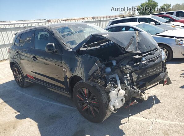 JA4APUAU6MU016866 2021 MITSUBISHI OUTLANDER Black Przód prawy