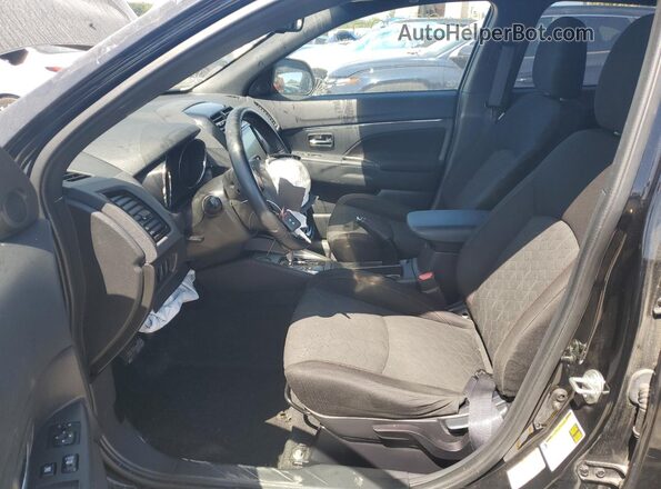 JA4APUAU6MU016866 2021 MITSUBISHI OUTLANDER Black Widok wnętrza z przodu