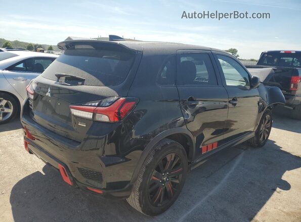 JA4APUAU6MU016866 2021 MITSUBISHI OUTLANDER Black Tył prawy