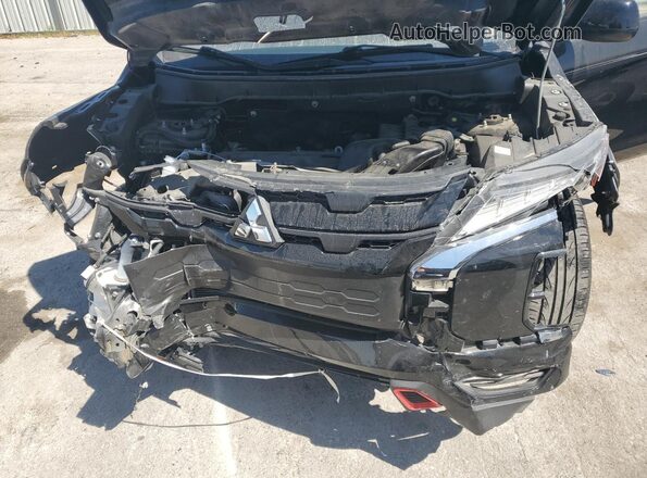 JA4APUAU6MU016866 2021 MITSUBISHI OUTLANDER Black Widok komory silnika