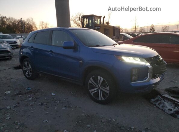 JA4APUAU9MU024282 2021 MITSUBISHI OUTLANDER Blue Առջևի աջ