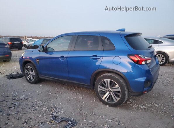 JA4APUAU9MU024282 2021 MITSUBISHI OUTLANDER Blue Հետևի ձախ