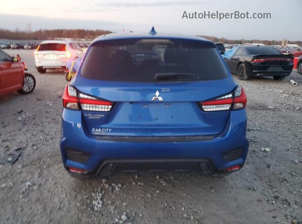 JA4APUAU9MU024282 2021 MITSUBISHI OUTLANDER Blue Հետևի տեսք