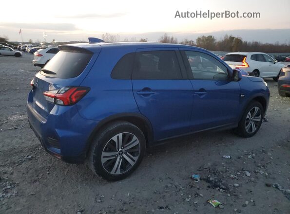 JA4APUAU9MU024282 2021 MITSUBISHI OUTLANDER Blue Հետևի աջ