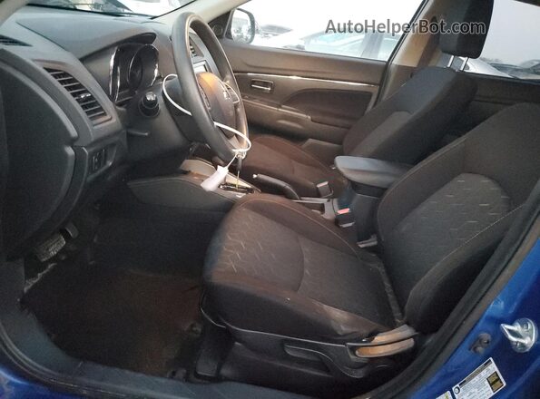 JA4APUAU9MU024282 2021 MITSUBISHI OUTLANDER Blue Սալոնի դիմացի տեսք