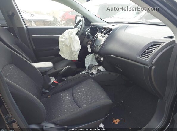 JA4APUAUXMU005143 2021 MITSUBISHI OUTLANDER SPORT Black წინა სალონის ხედი