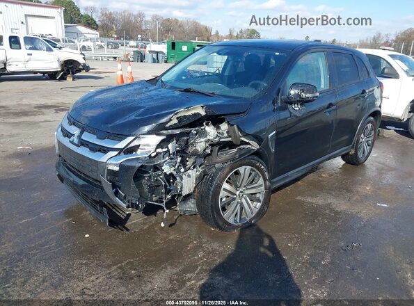 JA4APVAU3MU030505 2021 MITSUBISHI OUTLANDER SPORT Black Vista tres cuartos delantera izquierda