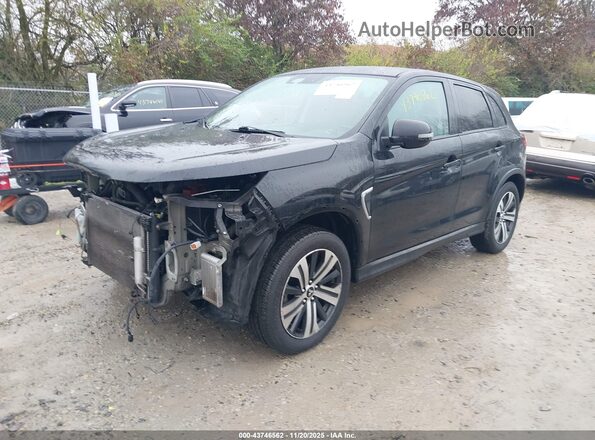 JA4APVAU5MU012121 2021 MITSUBISHI OUTLANDER SPORT Black წინა მარცხენა ხედი სამი მეოთხედიდან
