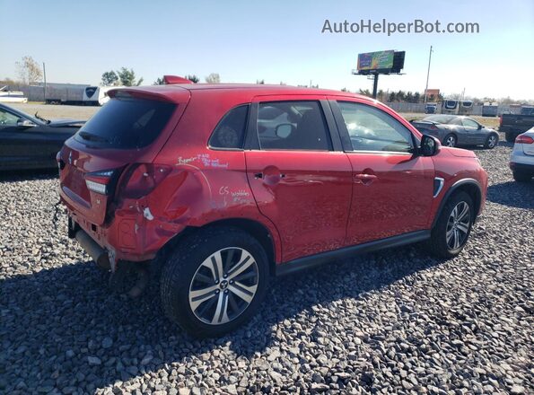 JA4APVAU6MU012094 2021 MITSUBISHI OUTLANDER Красный Задняя правая четверть
