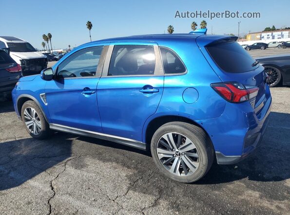 JA4APVAU8MU010217 2021 MITSUBISHI OUTLANDER Blue Trasero izquierdo