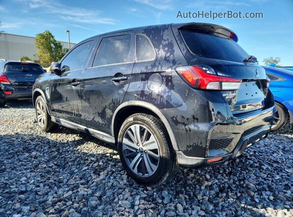 JA4APVAU9MU029973 2021 MITSUBISHI OUTLANDER Black Задня ліва чверть