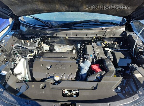JA4APVAU9MU029973 2021 MITSUBISHI OUTLANDER Black Вид підкапотного простору