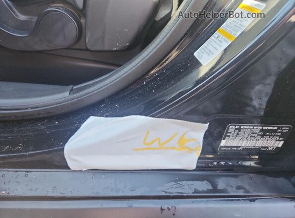 JA4APVAU9MU029973 2021 MITSUBISHI OUTLANDER Black Вид наклейки з VIN-кодом