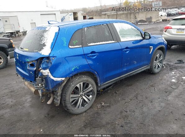 JA4AR3AU0LU010760 2020 MITSUBISHI OUTLANDER SPORT Blue უკანა მარჯვენა