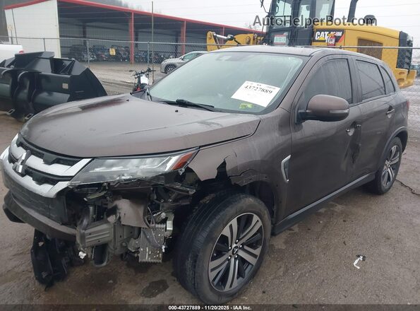 JA4AR3AU7LU003370 2020 MITSUBISHI OUTLANDER SPORT Dark Brown წინა ხედი