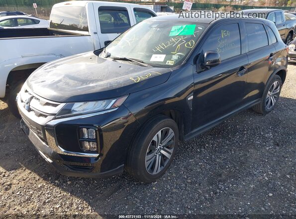 JA4ARUAU0MU021104 2021 MITSUBISHI OUTLANDER SPORT Black Vista tres cuartos delantera izquierda