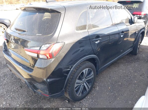 JA4ARUAU0MU021104 2021 MITSUBISHI OUTLANDER SPORT Black Trasero derecho