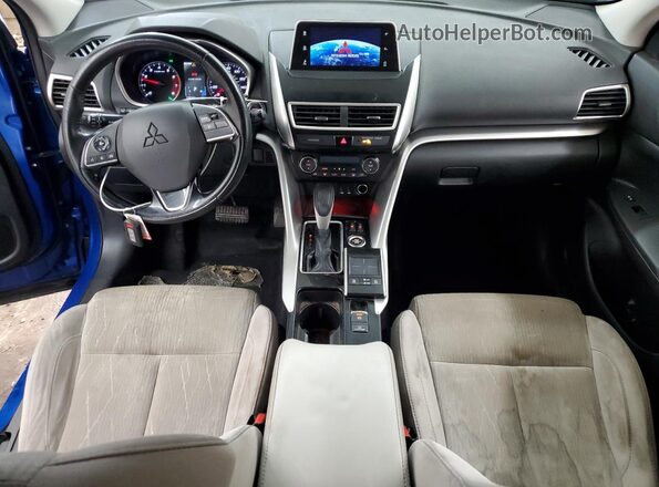 JA4AT5AA6KZ022965 2019 MITSUBISHI ECLIPSE Blue Widok deski rozdzielczej