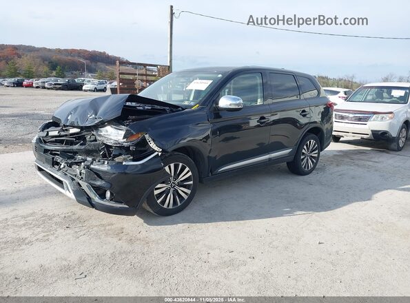JA4AZ3A34KZ005246 2019 MITSUBISHI OUTLANDER Black Przód lewy
