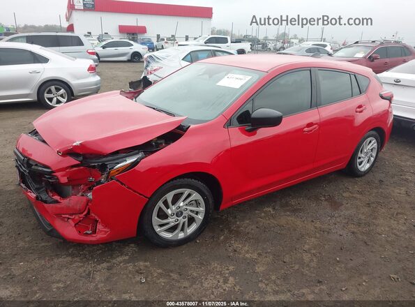 JF1GUABC1R8356316 2024 SUBARU IMPREZA Red Передня ліва чверть