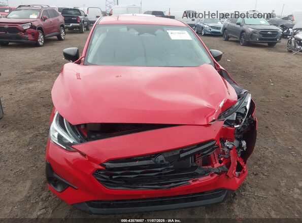 JF1GUABC1R8356316 2024 SUBARU IMPREZA Red Вид щитка приладів