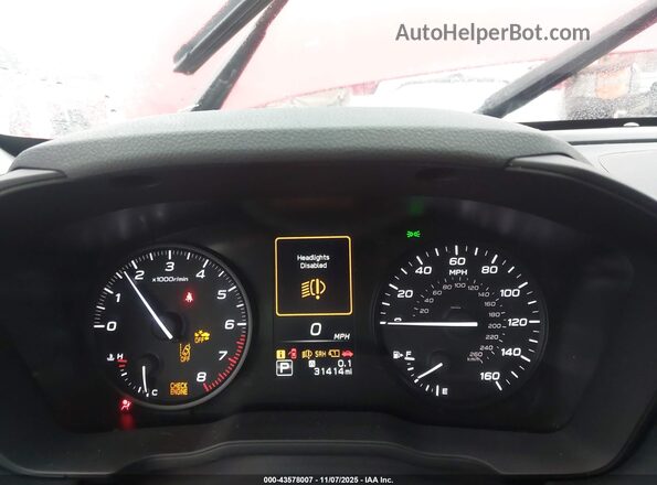 JF1GUABC1R8356316 2024 SUBARU IMPREZA Red Вид задніх сидінь