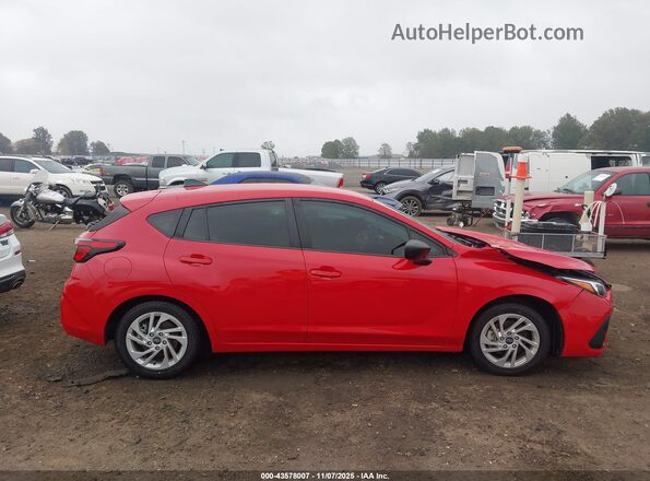 JF1GUABC1R8356316 2024 SUBARU IMPREZA Red Вид задньої частини салону