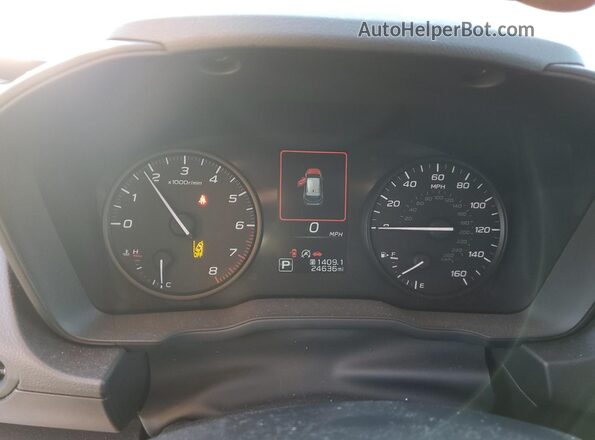 JF1GUABC3R8219491 2024 SUBARU IMPREZA White Vista del cuadro de instrumentos