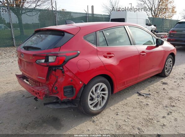 JF1GUABC6R8906027 2024 SUBARU IMPREZA Красный Задняя правая четверть