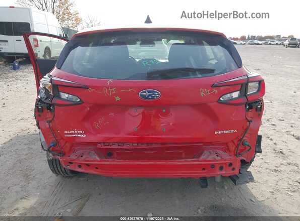 JF1GUABC6R8906027 2024 SUBARU IMPREZA Красный Вид спереди