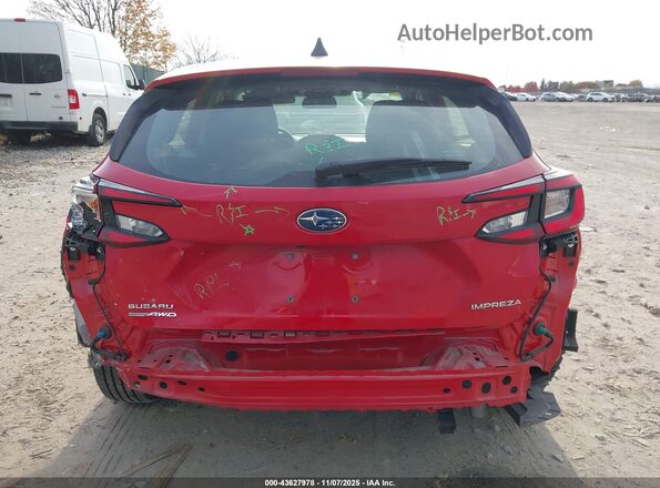 JF1GUABC6R8906027 2024 SUBARU IMPREZA Красный 