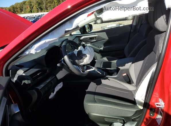 JF1GUABC6S8265709 2025 SUBARU IMPREZA Красный Вид салона спереди