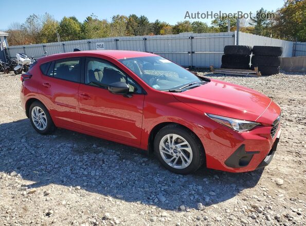 JF1GUABC6S8265709 2025 SUBARU IMPREZA Красный Передняя правая четверть