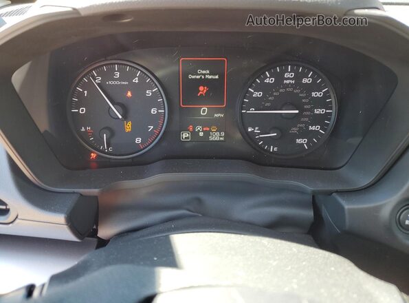 JF1GUABC6S8265709 2025 SUBARU IMPREZA Красный Вид щитка приборов
