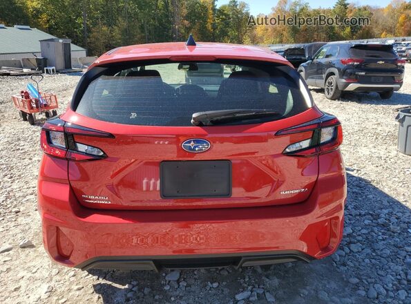 JF1GUABC6S8265709 2025 SUBARU IMPREZA Красный Вид сзади