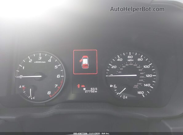 JF1GUABC8R8314659 2024 SUBARU IMPREZA Gray Widok tylnych siedzeń