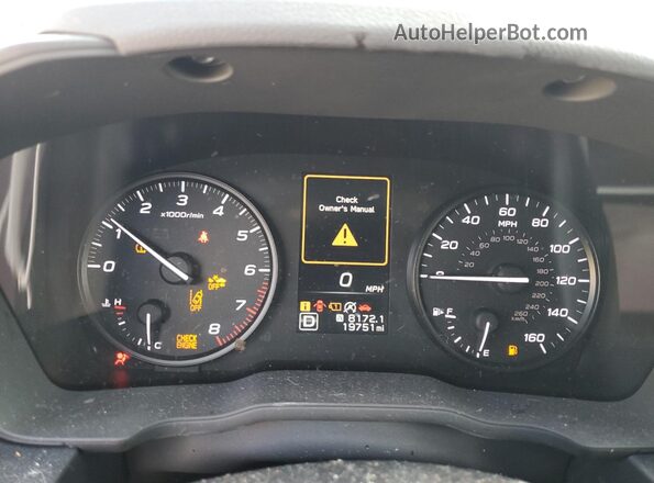 JF1GUABC9R8285950 2024 SUBARU IMPREZA Black Вид щитка приладів