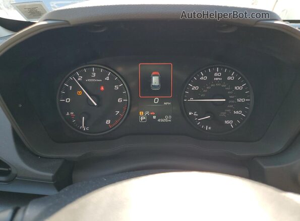 JF1GUABCXS8261548 2025 SUBARU IMPREZA Silver Սարքավորումների վահանակի տեսք