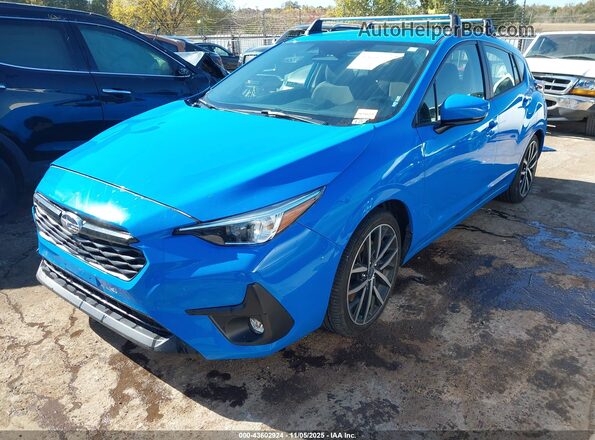 JF1GUAFC5R8320722 2024 SUBARU IMPREZA Blue Przód lewy