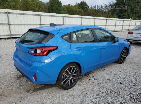 JF1GUAFC8R8261035 2024 SUBARU IMPREZA Синий Задняя правая четверть