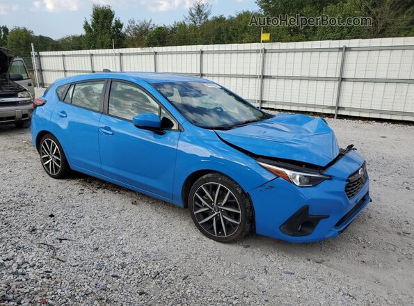JF1GUAFC8R8261035 2024 SUBARU IMPREZA Синий Передняя правая четверть